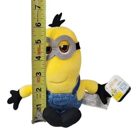 Minions Rise of Gru Kevin Plush Beans Sits Squeeze Me Illumination Universal NWT - Picture 10 of 10